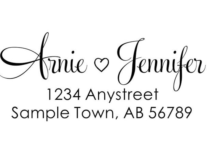 Personalized Self Inking Return Address Stamp - Wedding Gift, Bridal Shower Gift, Realtor Gift, Housewarming Gift, Christmas gift R163