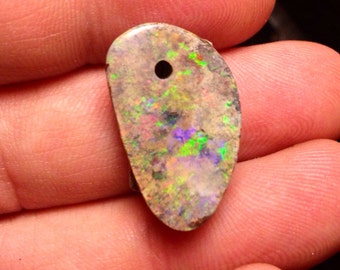 Stunning australian boulder opal pendant