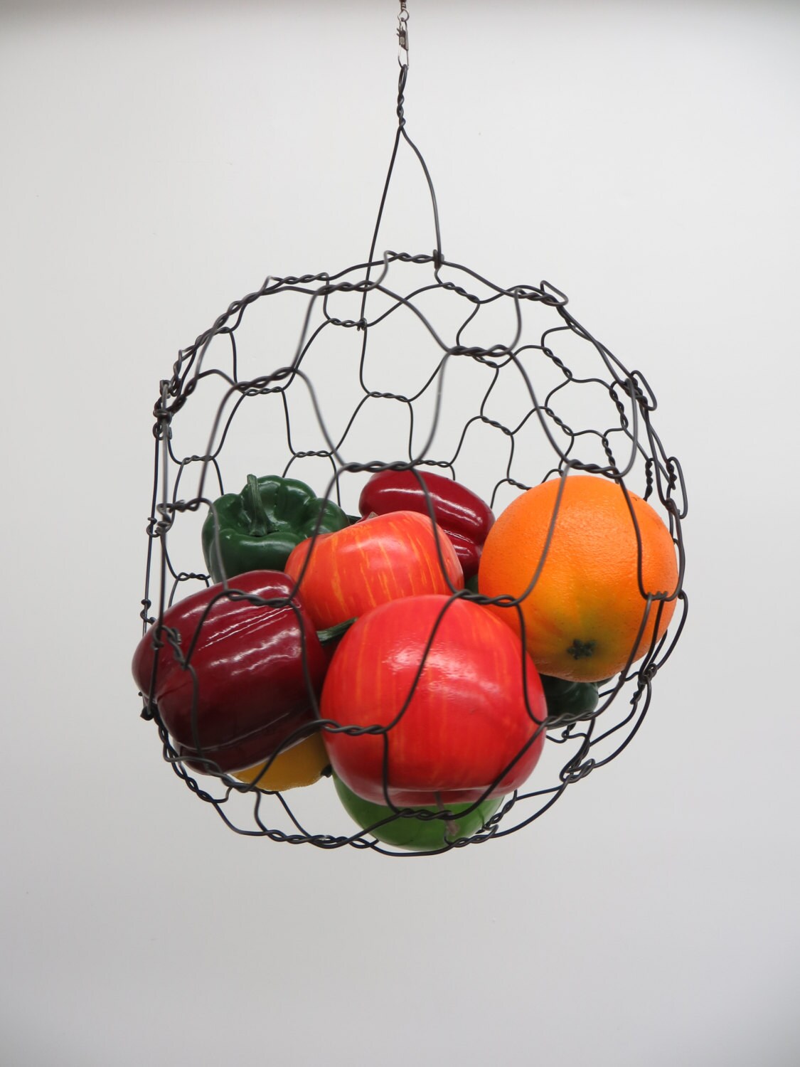 Hanging Wire Sphere Basket Large