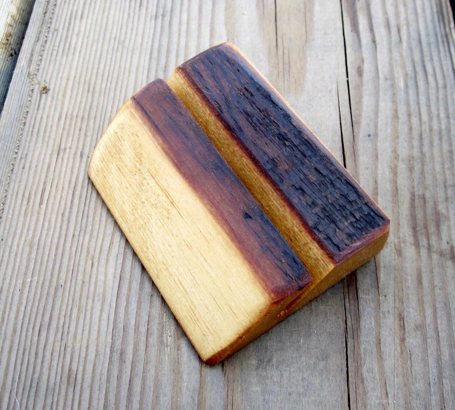 Reclaimed Wood Business Card Holder by CountryByTheBumpkins