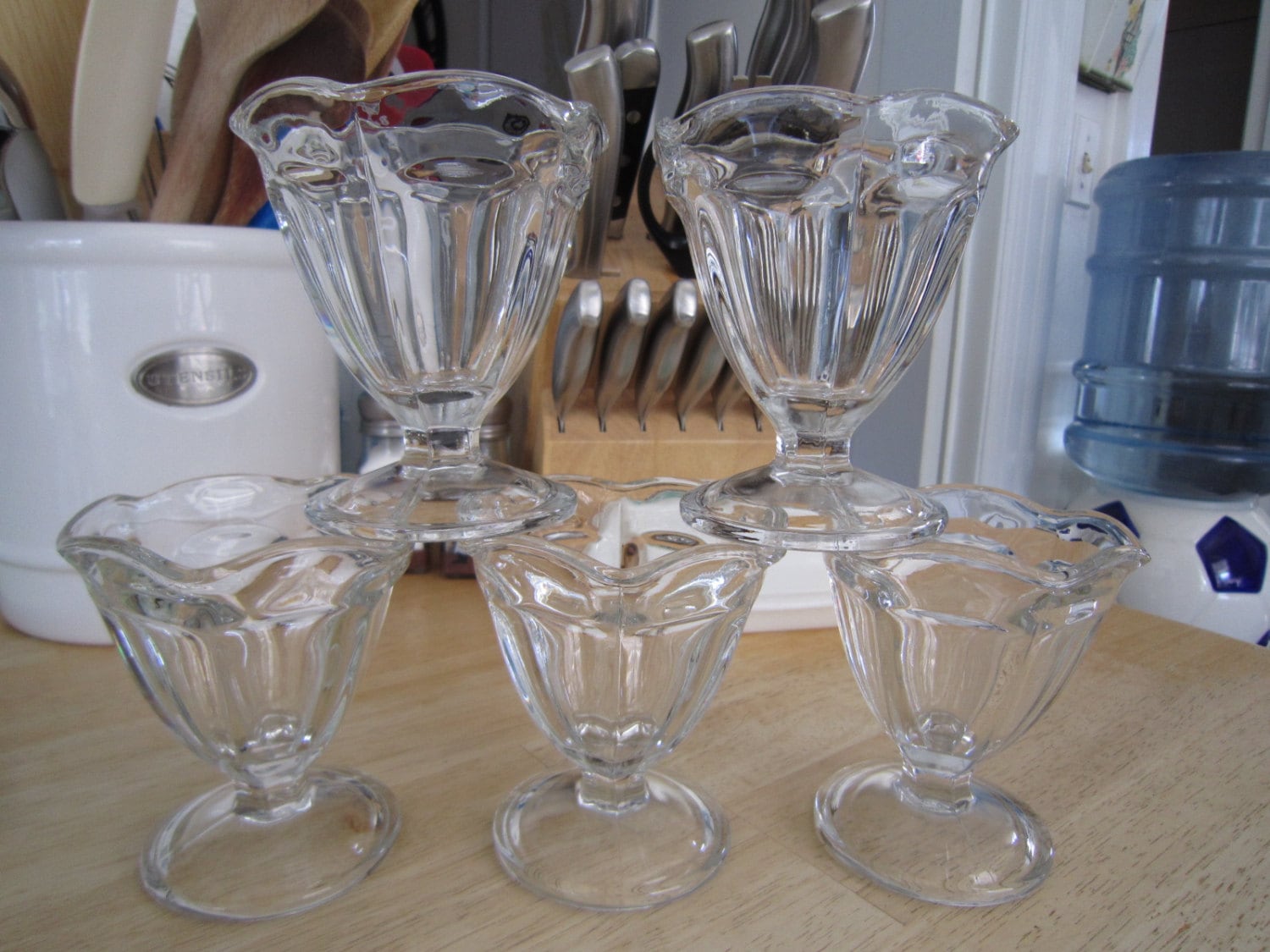 Anchor Hocking Ice Cream Sundae Dessert Glasses