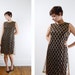 r e s e r v e d 1960s Metallic Mod Party Dress - M