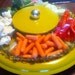 1960's Canary Yellow Vintage Veggie/ Chip tray