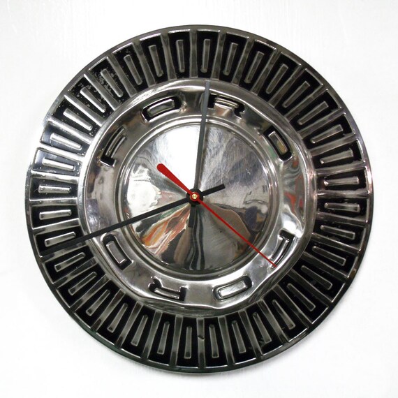 Ford Falcon Wall Clock 1965 1967 Fairlane Galaxie Hubcap