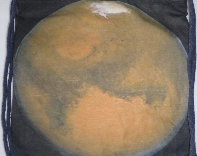 Mars in the 2030s? cottonlinen canvas Backpack/tote Custom Print