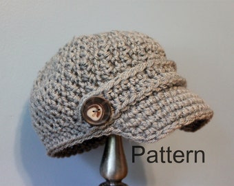 how a to crochet ashton crochet cap pattern hat newsboy PATTERN NEWSBOY KIDS Free CROCHET Crochet Patterns CAP â€“