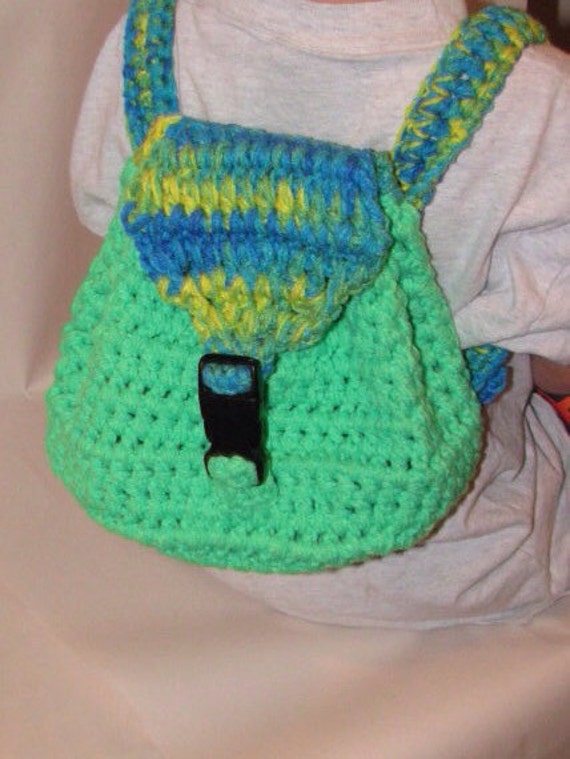 large crochet backpack