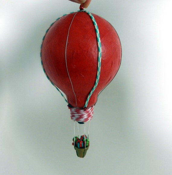 hot air balloon christmas ornament hot air balloon christmas ornament