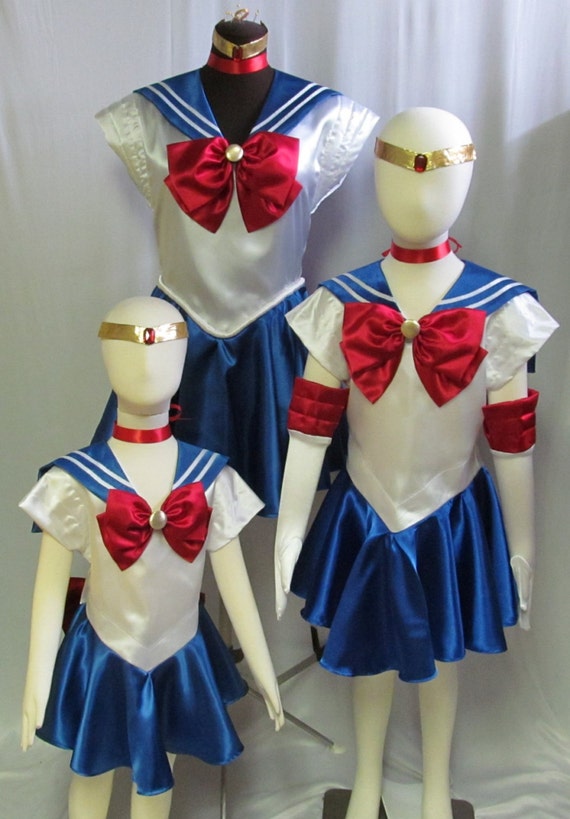 Childs Sailor Moon Costume Cosplay Costume Size Girl