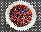 Midnight Mix Halloween Nonpareils - Black, Orange, Purple and White Sprinkles (2 ounces) Il_170x135