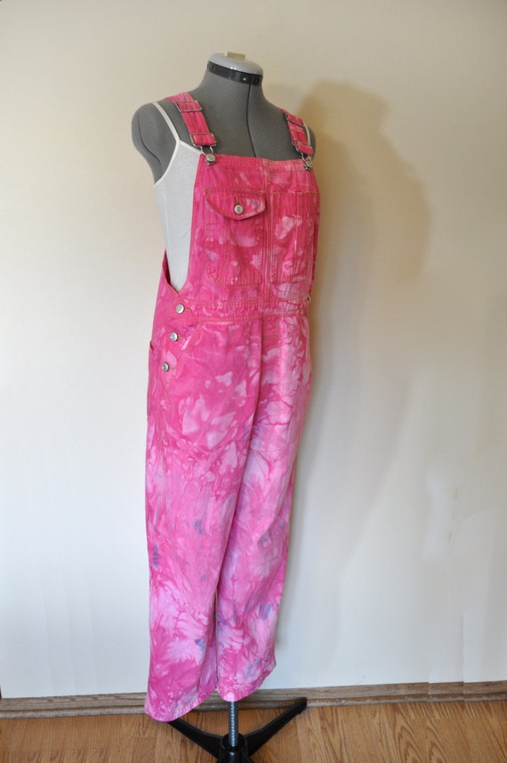 pink overall pants