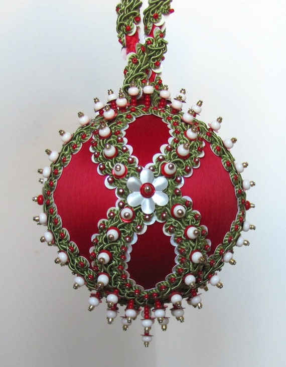 Beaded Christmas Ornament Kit Chalet