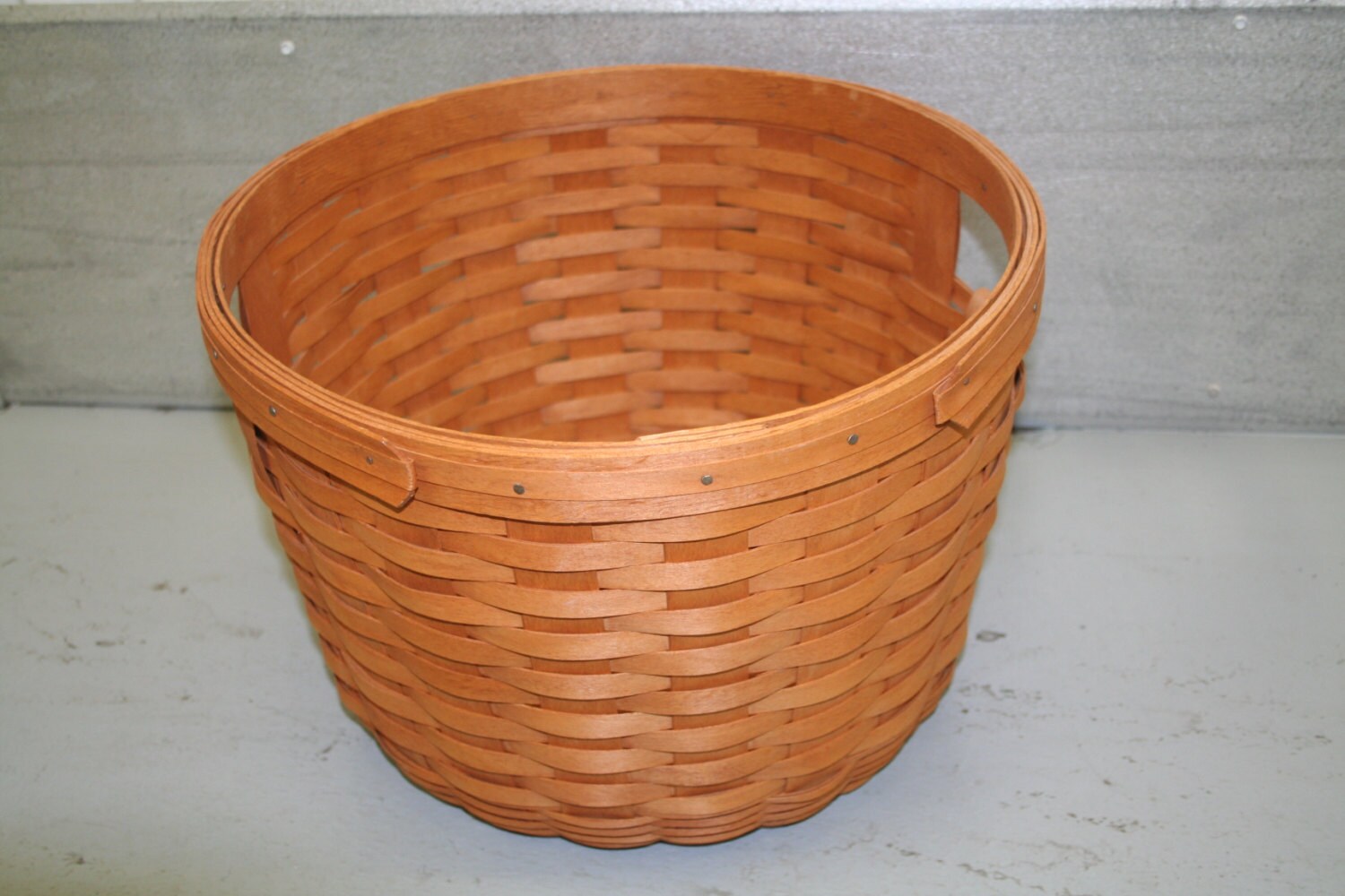 Longaberger Corn Basket Dated and Signed