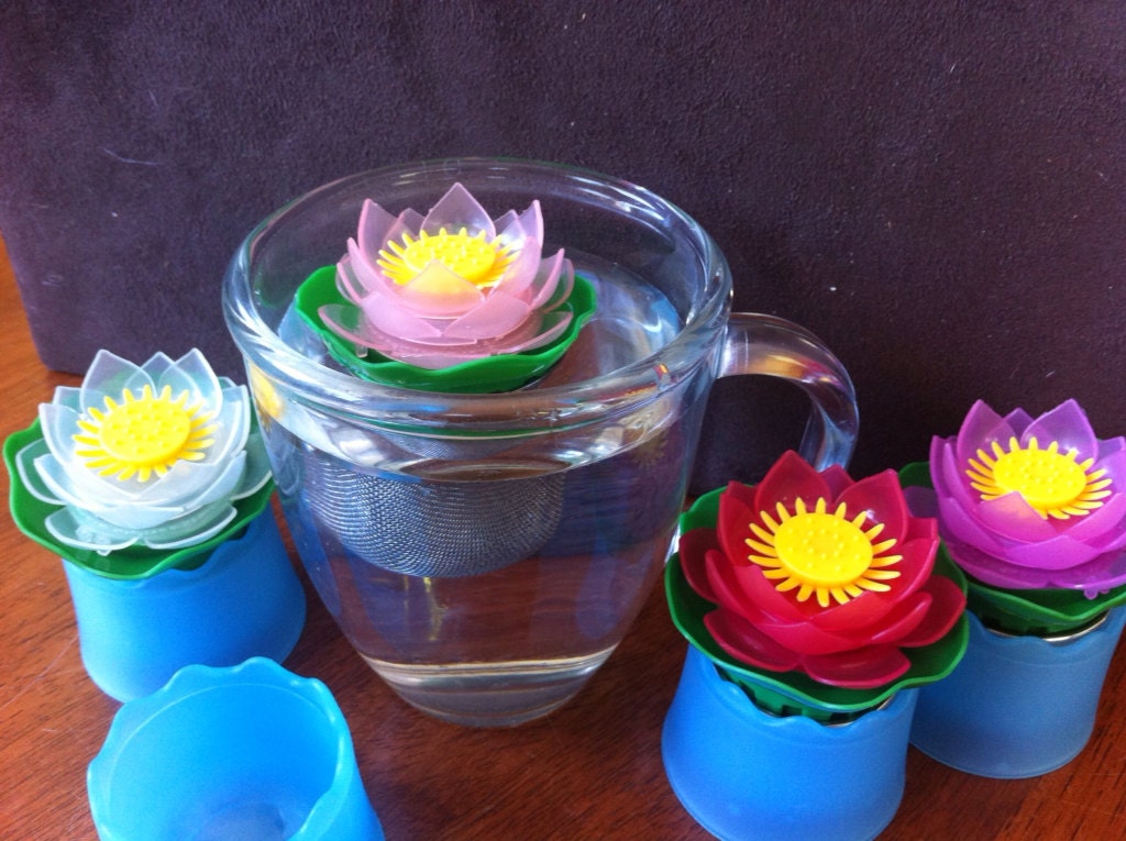 FLOATING WATER LILY Tea Infuser add to any order