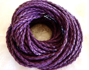 Green Licorice Leather Cord - 10x6mm Top-Grain Leather For Jewelry Making, Custom Lengths Available