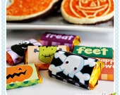 Happy Halloween Printable Mini Candy Bar Wrappers, Halloween Party Favors, DIY, Print at Home Il_170x135