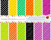 Halloween Houses Cute Digital Papers - Commercial Use OK - Digital Papers, Digital Backgrounds, Halloween Backgrounds Il_170x135