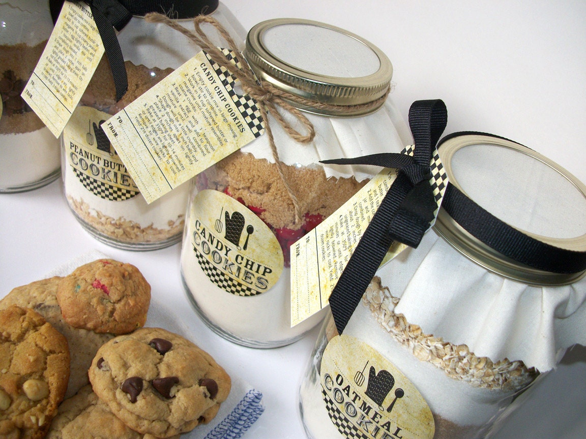 Vintage Cookie Jar Decoration DIY kit Mason by CanningCrafts