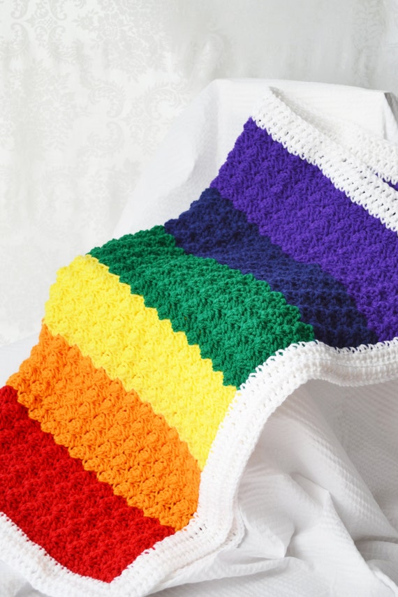 Crochet Rainbow Afghan