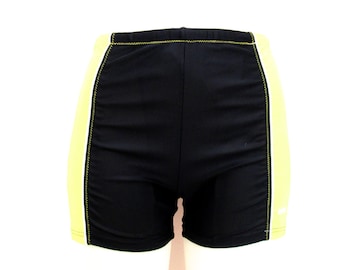 90's Neon High Rise Black Bicycle Shorts size - S/M