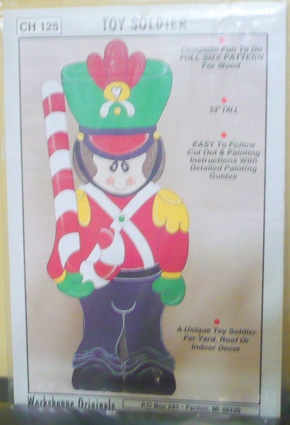 Toy Soldier Full Size Wood Pattern Workshoppe Orginals