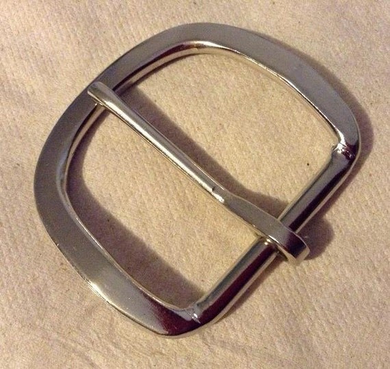 Plain Silver Belt Buckle