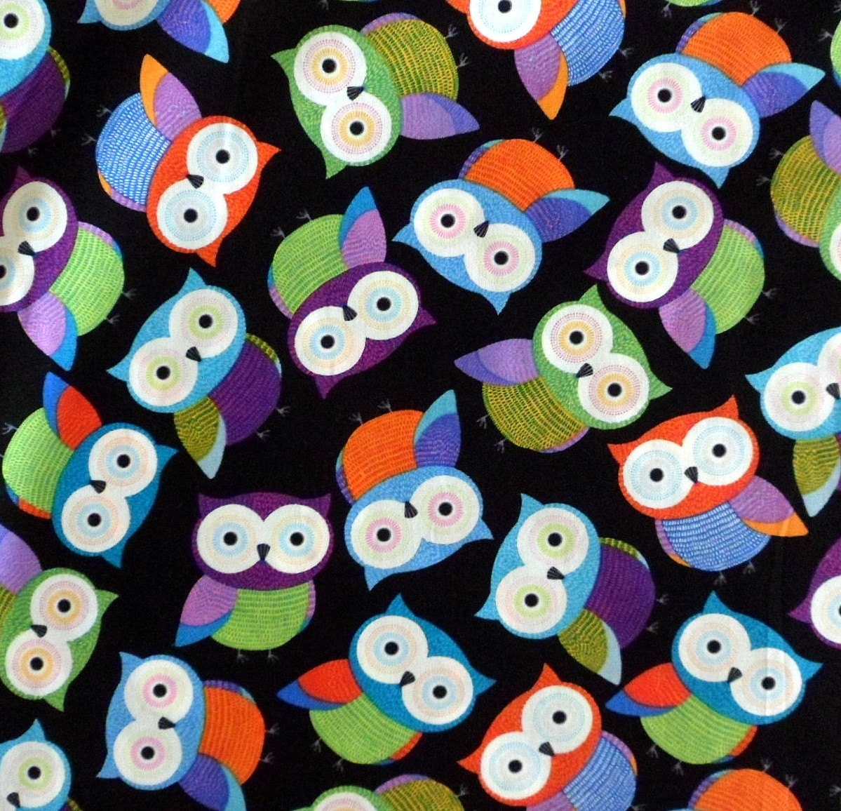 Owl Fabric Cotton Material Owls Timeless Treasures Sewing