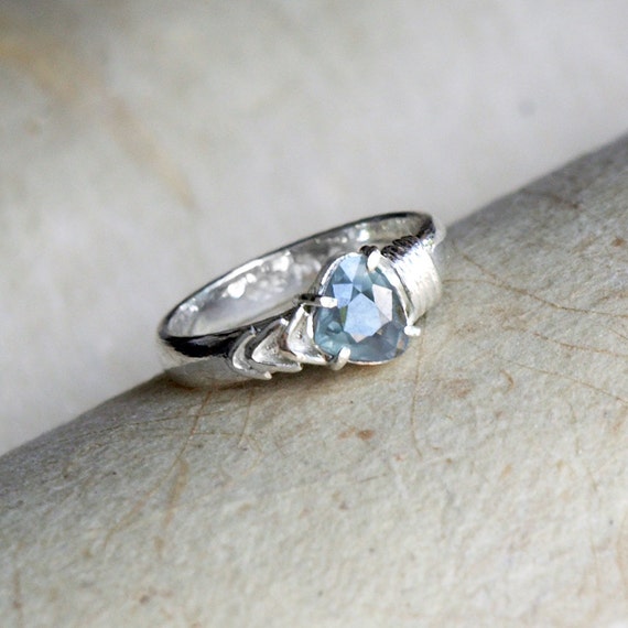 light blue sapphire ring