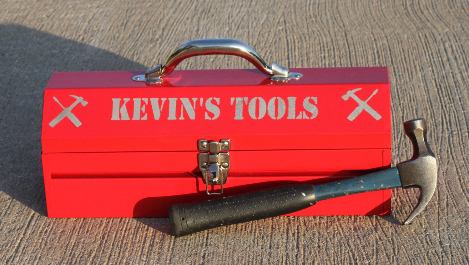 Personalized Tool Box Custom Man's Gift Fathers Gift