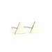 Back to Basics-Triangle Earrings in Bronze