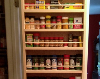 Spice Rack, Door mounted spice rack to help with all your storage needs.