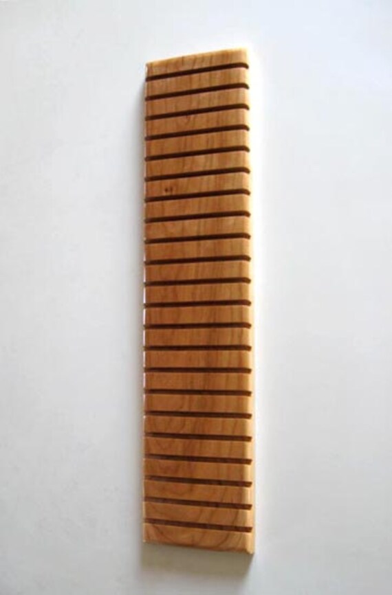 Quilter's Hanging Longarm Ruler Rack Cherry 1/4