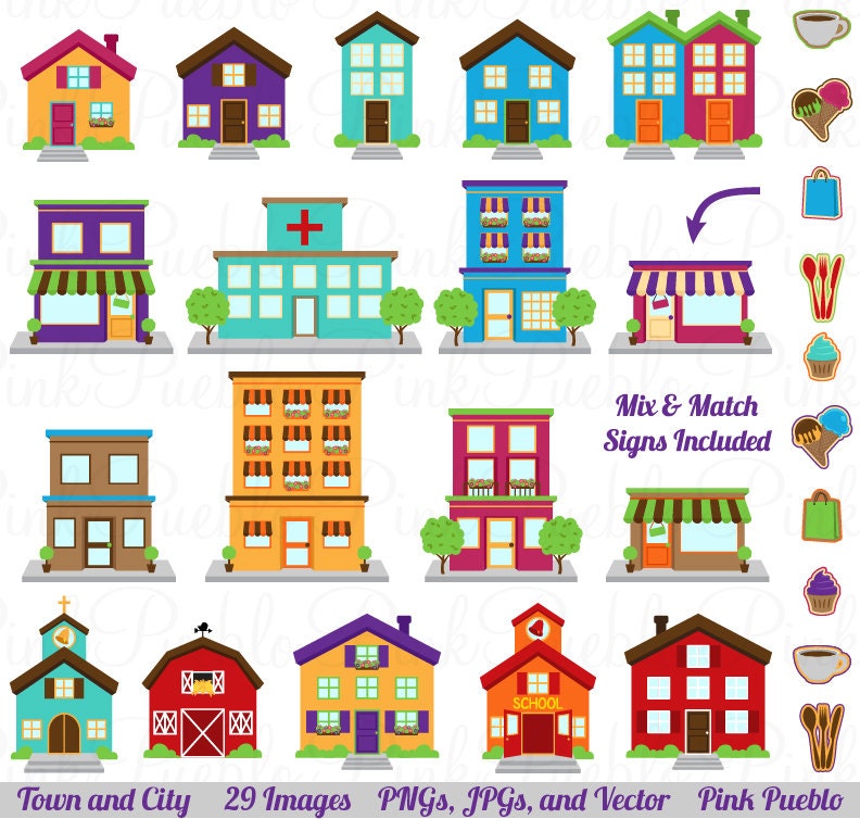 city clipart free - photo #39