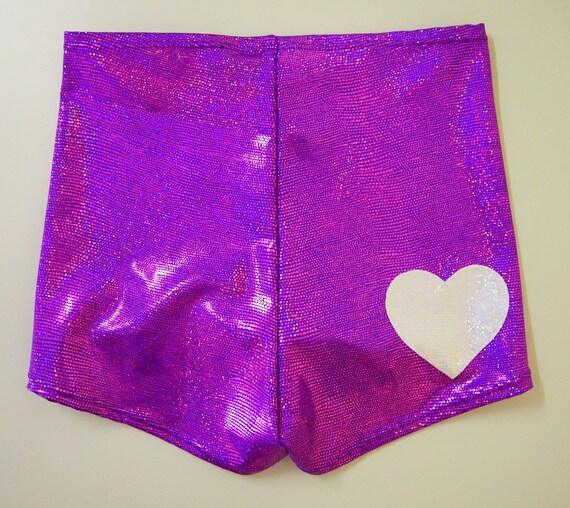 Sparkly Heart Roller Derby Shorts By Hellcatclothing On Etsy