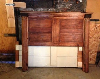 H8 Artistic Headboard Or Bed Made From Antique By Retrorehabs