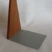 Vintage Danish teak book end - one - from the 60s