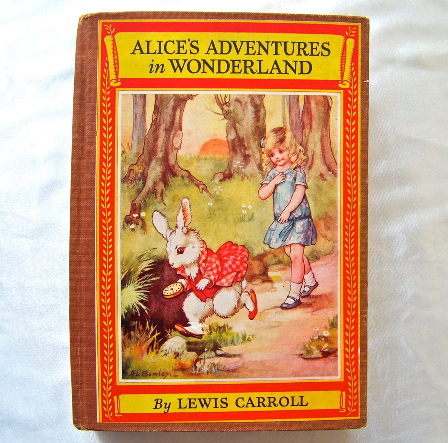 Vintage Book Alice in Wonderland by Lewis Carroll by cynthiasattic
