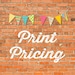 Printing Service on 100 lb. matte card stock (includes white envelopes & US free shipping)