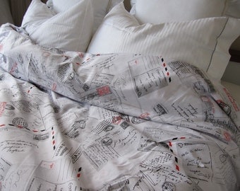 College dorm bedding The Oldest World map print duvet cover