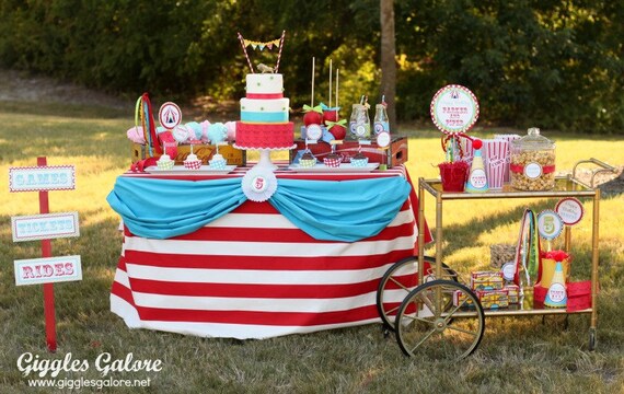DIY Printable, Circus PARTY PACK Il_570xn