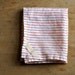 DISH TOWEL - linen red stripe