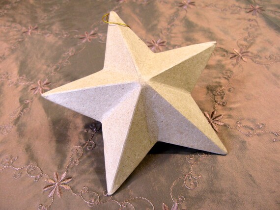 Design, Paper Craft You mache paper Star ornaments Imagine,  craft You Mache Ornament  Supplies supplies