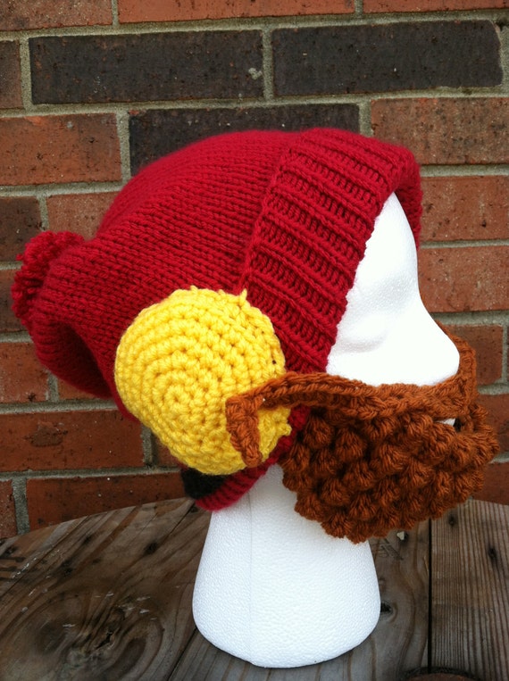 Yukon Cornelius knit character hat / adult ready to ship