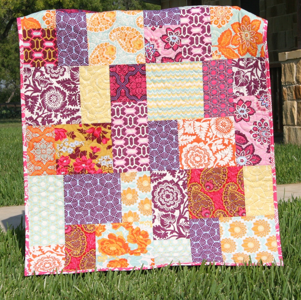 Big Block Quilt Pattern Big and Tall Fat Quarter Friendly