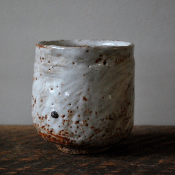 s c r a p b o o k (Mitch Iburg Ceramics Shino Yunomi Gas Fired.)