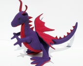 purple stuffed dragon