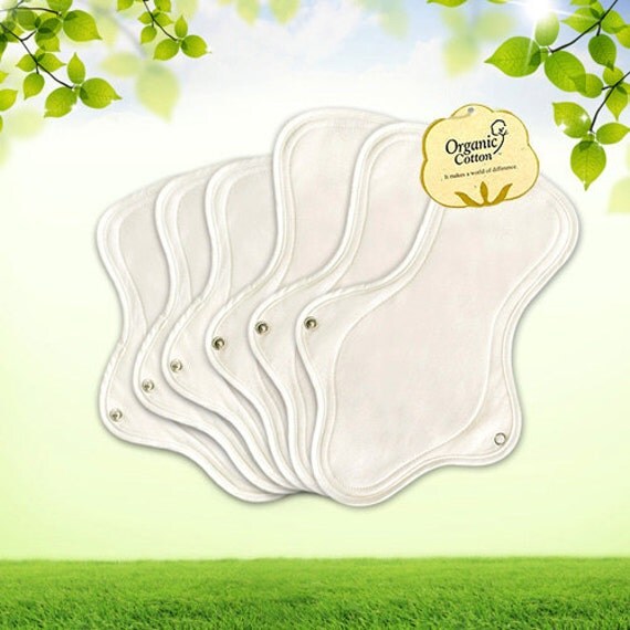 Organic Cotton Reusable Cloth Menstrual Pads 3 by Lohanstore