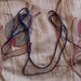 Afghani lapis beads necklace base string