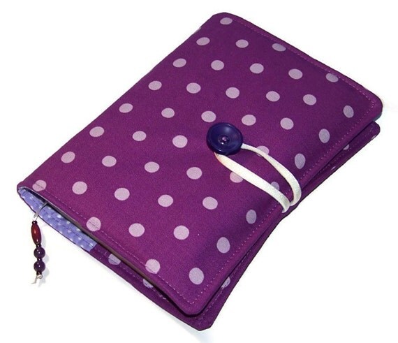 Bible Cover PURPLE POLKA Dots by WhimsyWooDesigns on Etsy