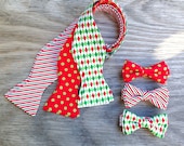 Father and Son Christmas Ties -- Matching Father and Son Tie -- Men's Christmas Bow Tie -- Boy's Christmas Bow Tie -- Boy's Christmas Ties Father and Son Christmas Ties -- Matching Father and Son Tie -- Men's Christmas Bow Tie -- Boy's Christmas Bow Tie -- Boy's Christmas Ties